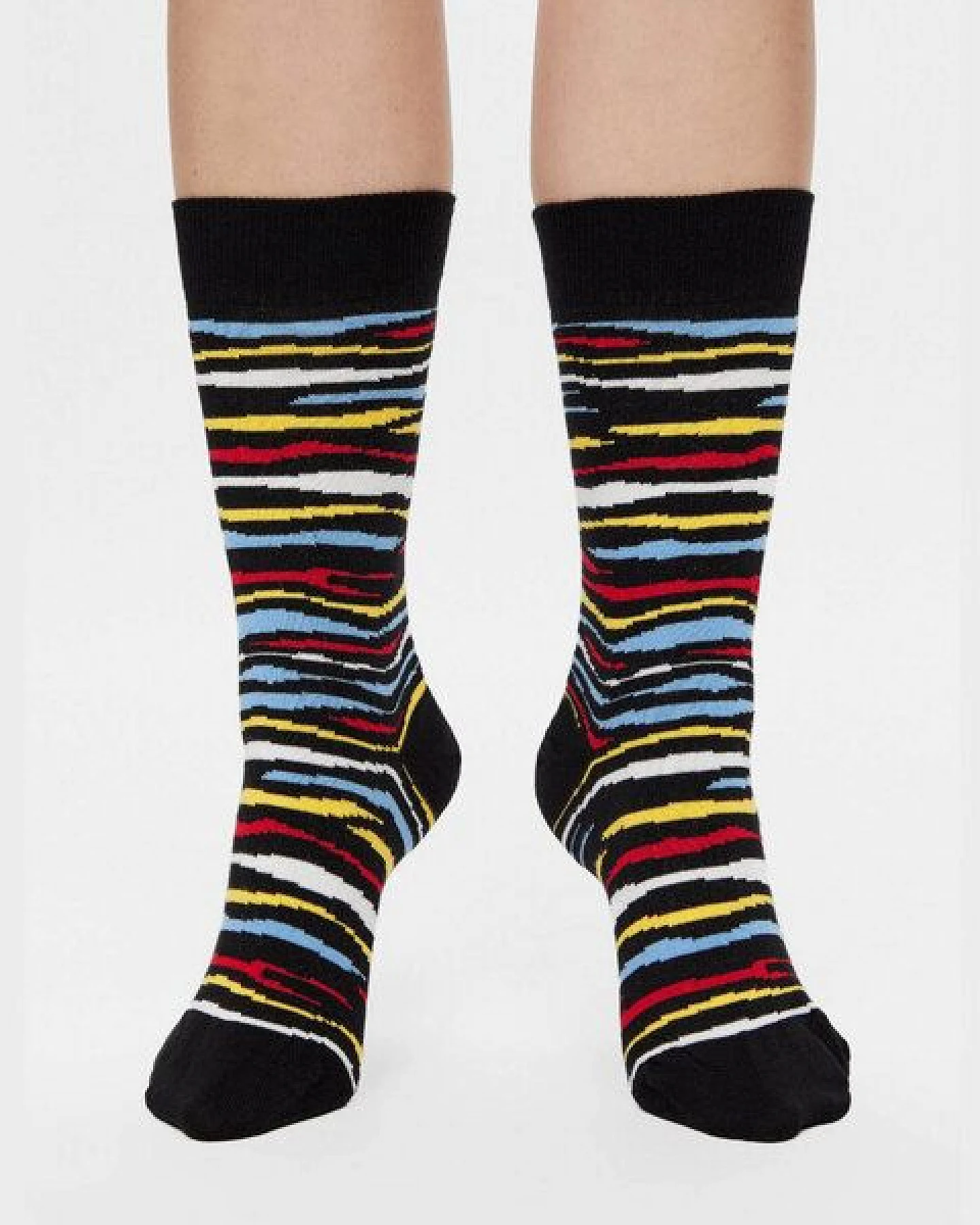 Natural Vibes Zebra Socken Bio GOTS |Bunte Socken |Herren Damen Socken – Ansicht 2