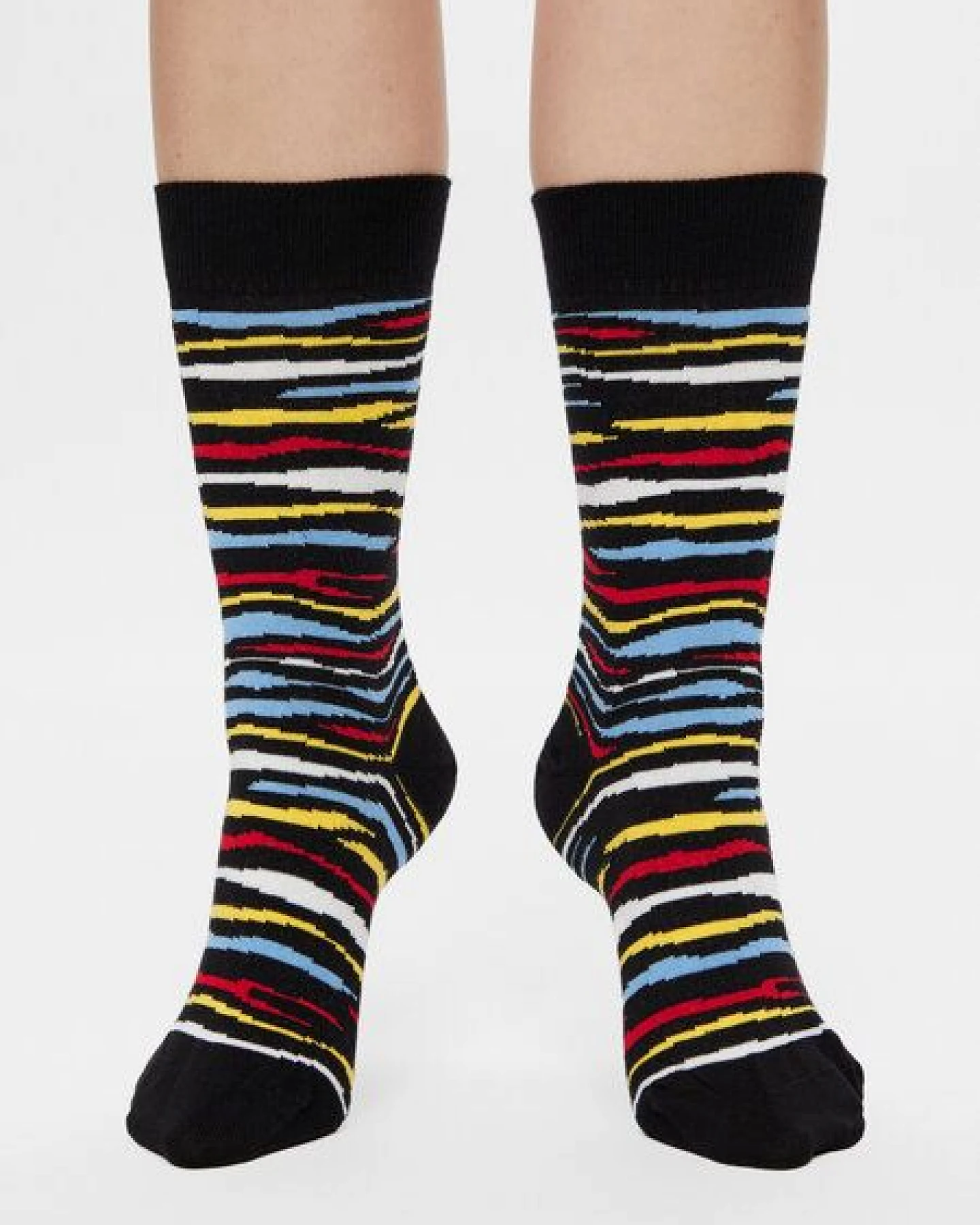 Natural Vibes Zebra Socken Bio GOTS |Bunte Socken |Herren Damen Socken – Ansicht 2