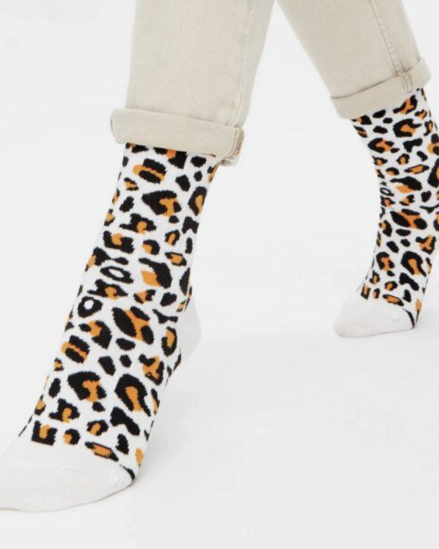 Natural Vibes Leoparden Socken Bio GOTS – Ansicht 2