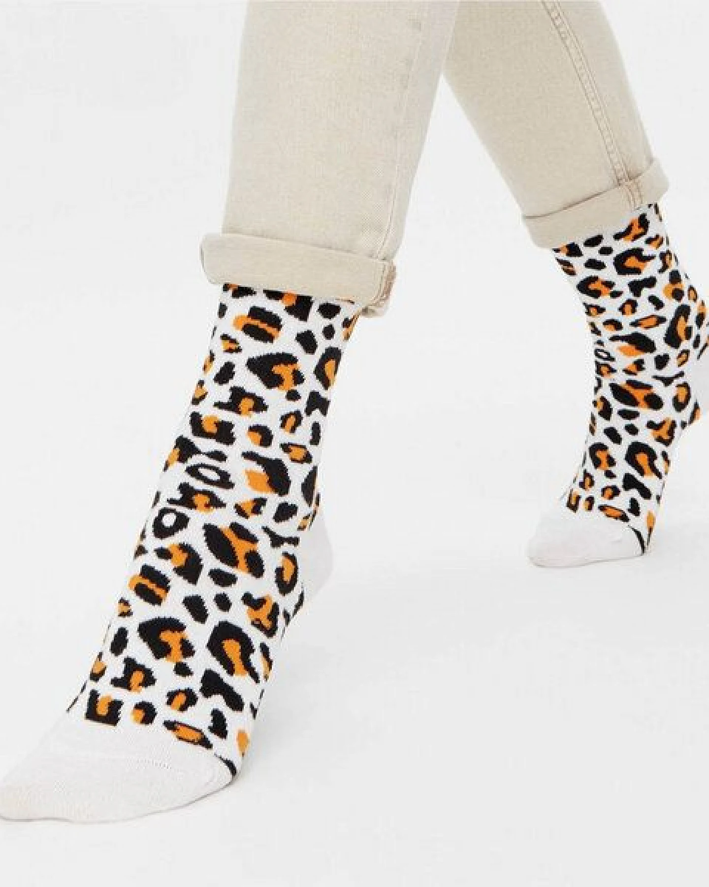 Natural Vibes Leoparden Socken Bio GOTS – Ansicht 3