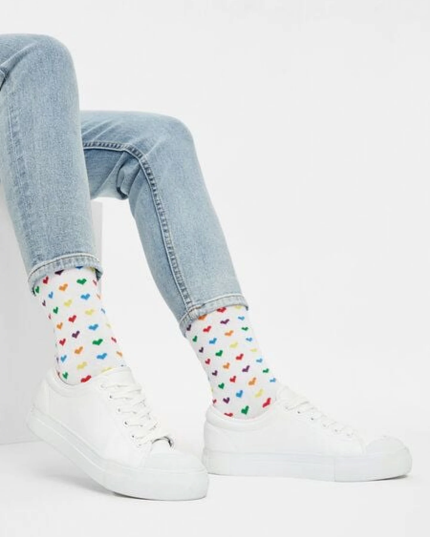 Natural Vibes Herzen Socken Bio GOTS – Ansicht 2
