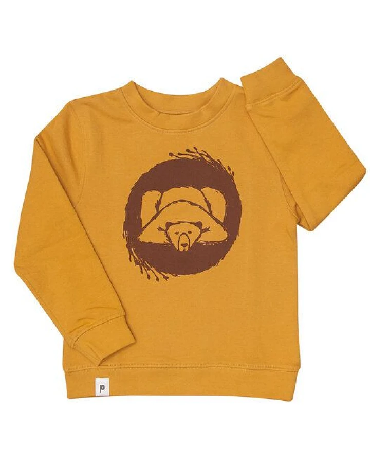 päfjes Benno Bär - Kinder Bio Sweater - Organic Cotton - Gelb