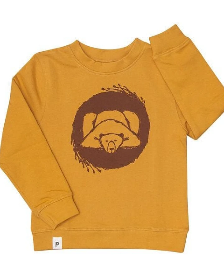 päfjes Benno Bär - Kinder Bio Sweater - Organic Cotton - Gelb