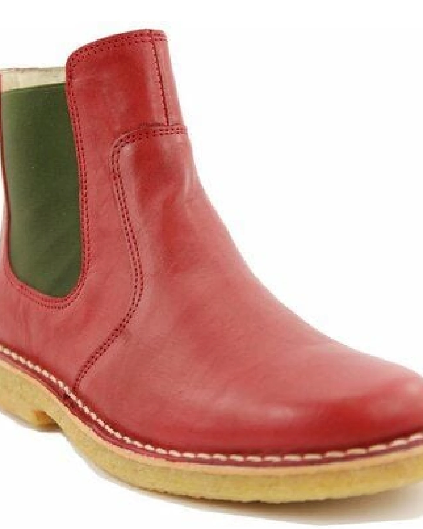 Grünbein Shoes Grünbein Stiefelette Irma rot – Ansicht 4