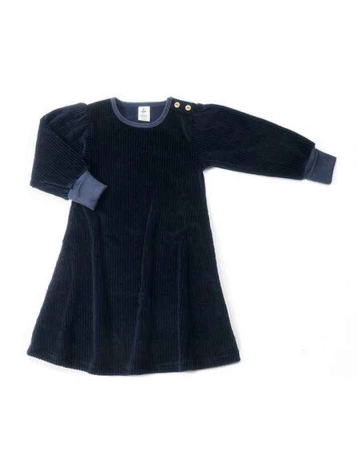 Leela Cotton Mädchen Cord-Kleid Bio-Baumwolle