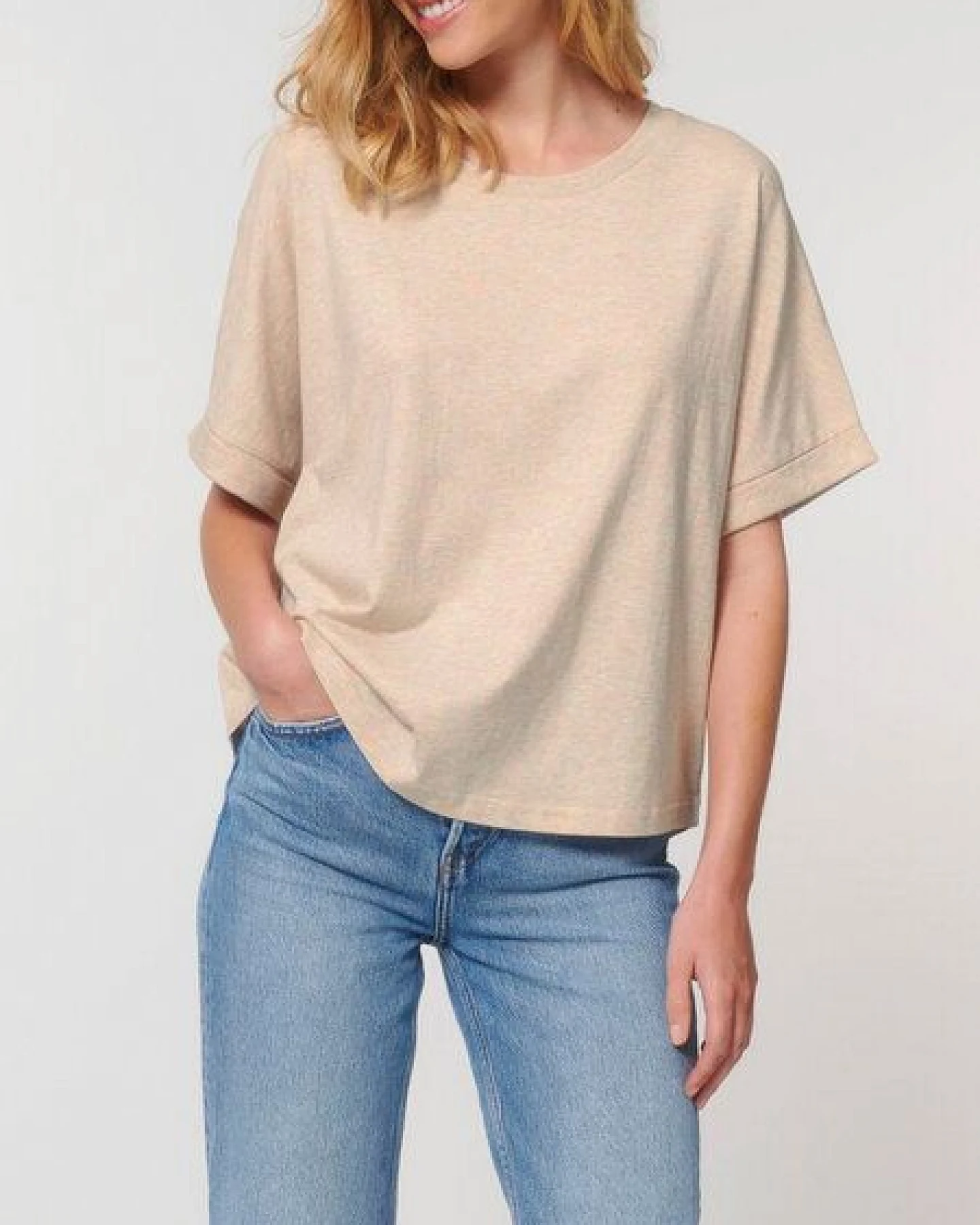 Human Family Oversize Damen T-Shirt "Slack" – Ansicht 2