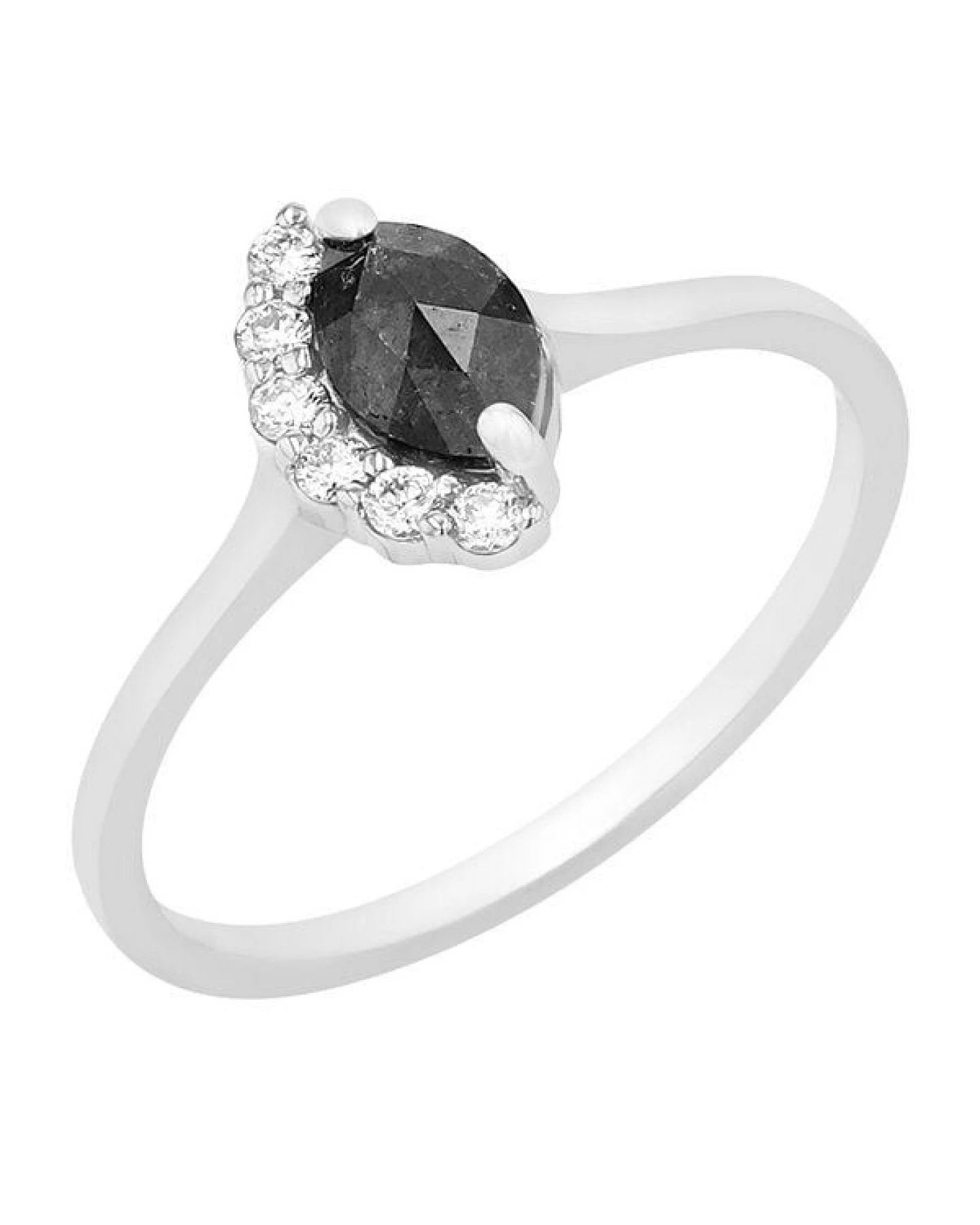 Eppi Verlobungsring mit Marquise Salt and Pepper Diamant Susi – Ansicht 4