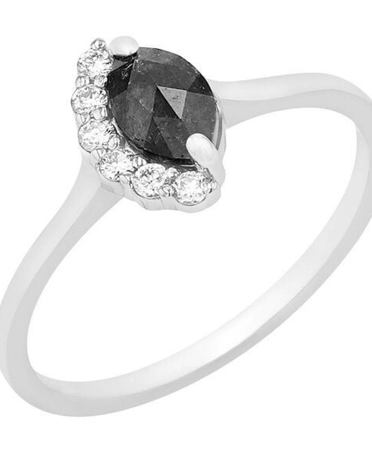 Eppi Verlobungsring mit Marquise Salt and Pepper Diamant Susi – Ansicht 4