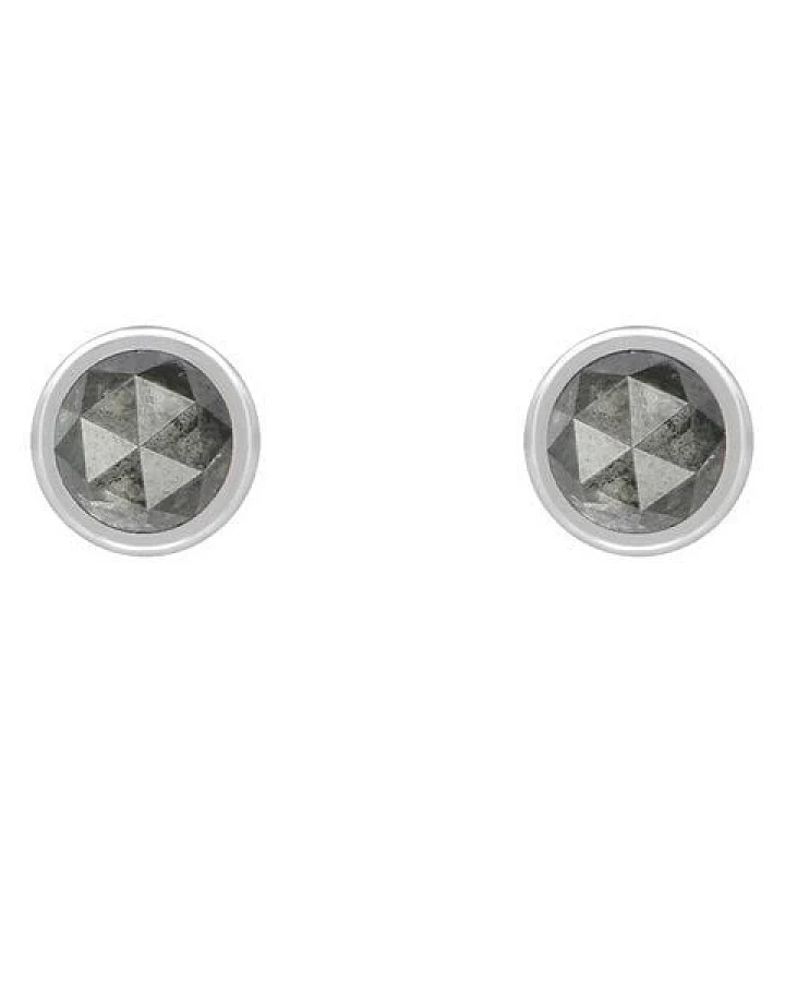 Eppi Goldene Ohrringe mit 0.52ct Salt'n'Pepper Diamanten Gledina
