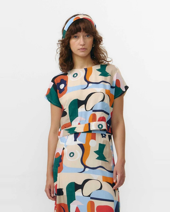 T-Shirt Hebron Print Cruise Rot