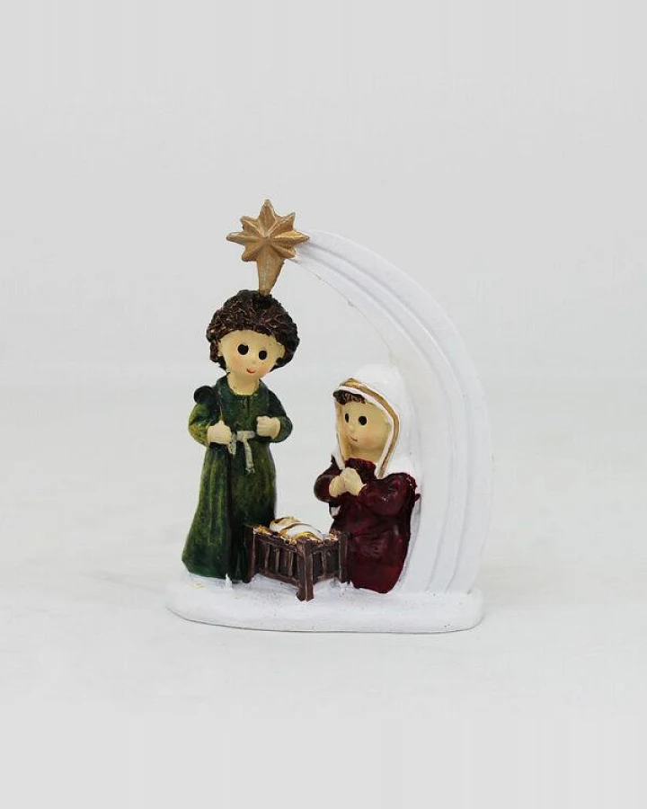 Mitienda Shop Heilige Familie mit Stern mini, kleine Weihnachtsdeko