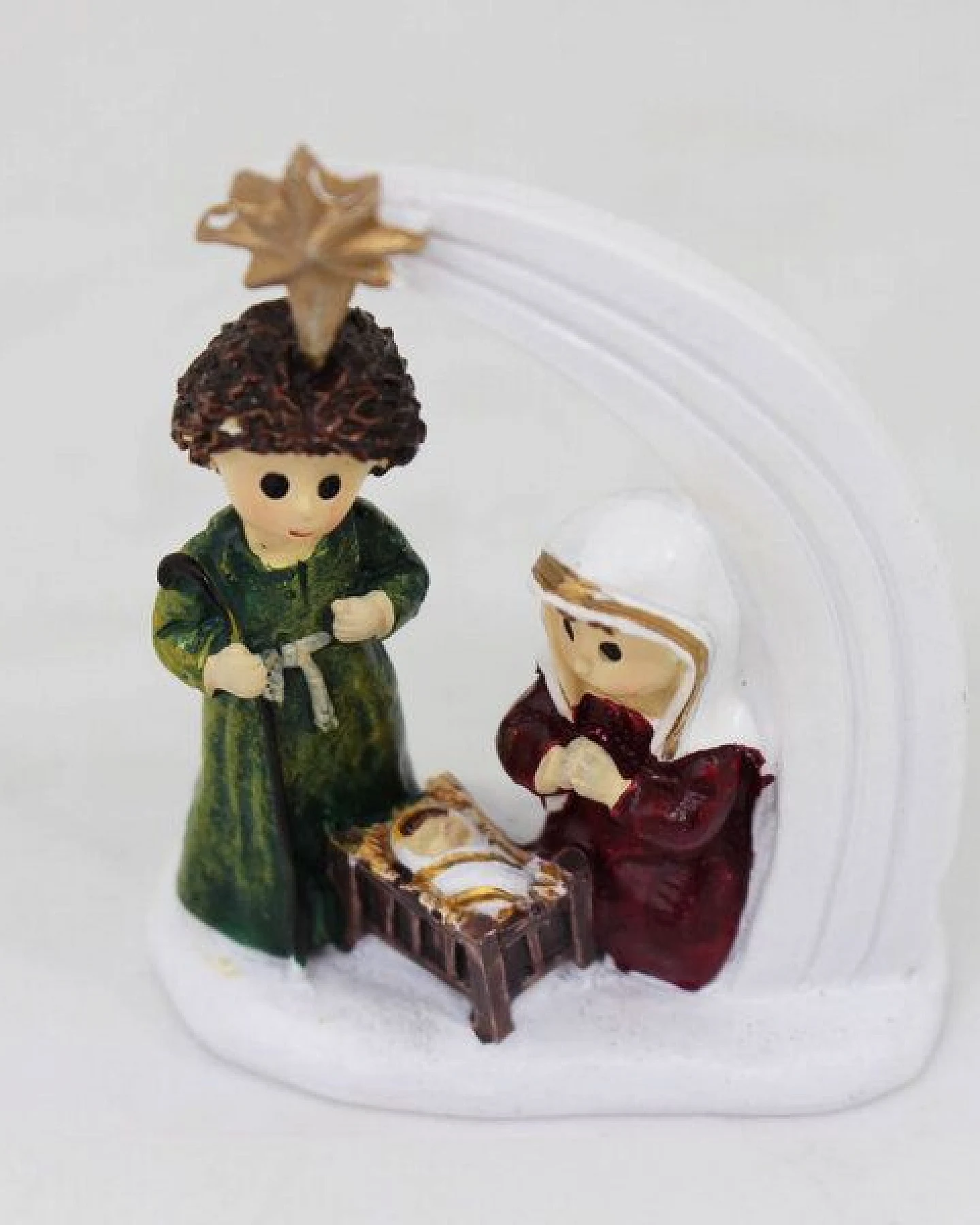 Mitienda Shop Heilige Familie mit Stern mini, kleine Weihnachtsdeko – Ansicht 2