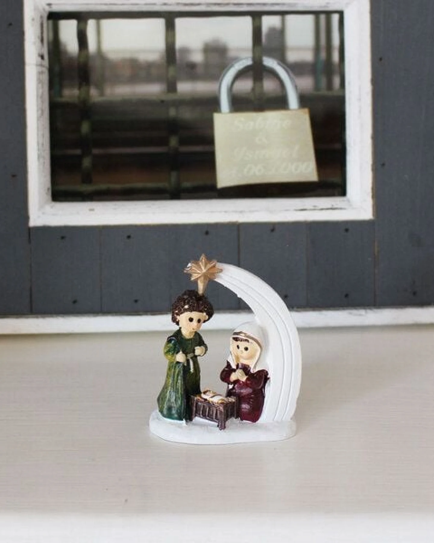 Mitienda Shop Heilige Familie mit Stern mini, kleine Weihnachtsdeko – Ansicht 4