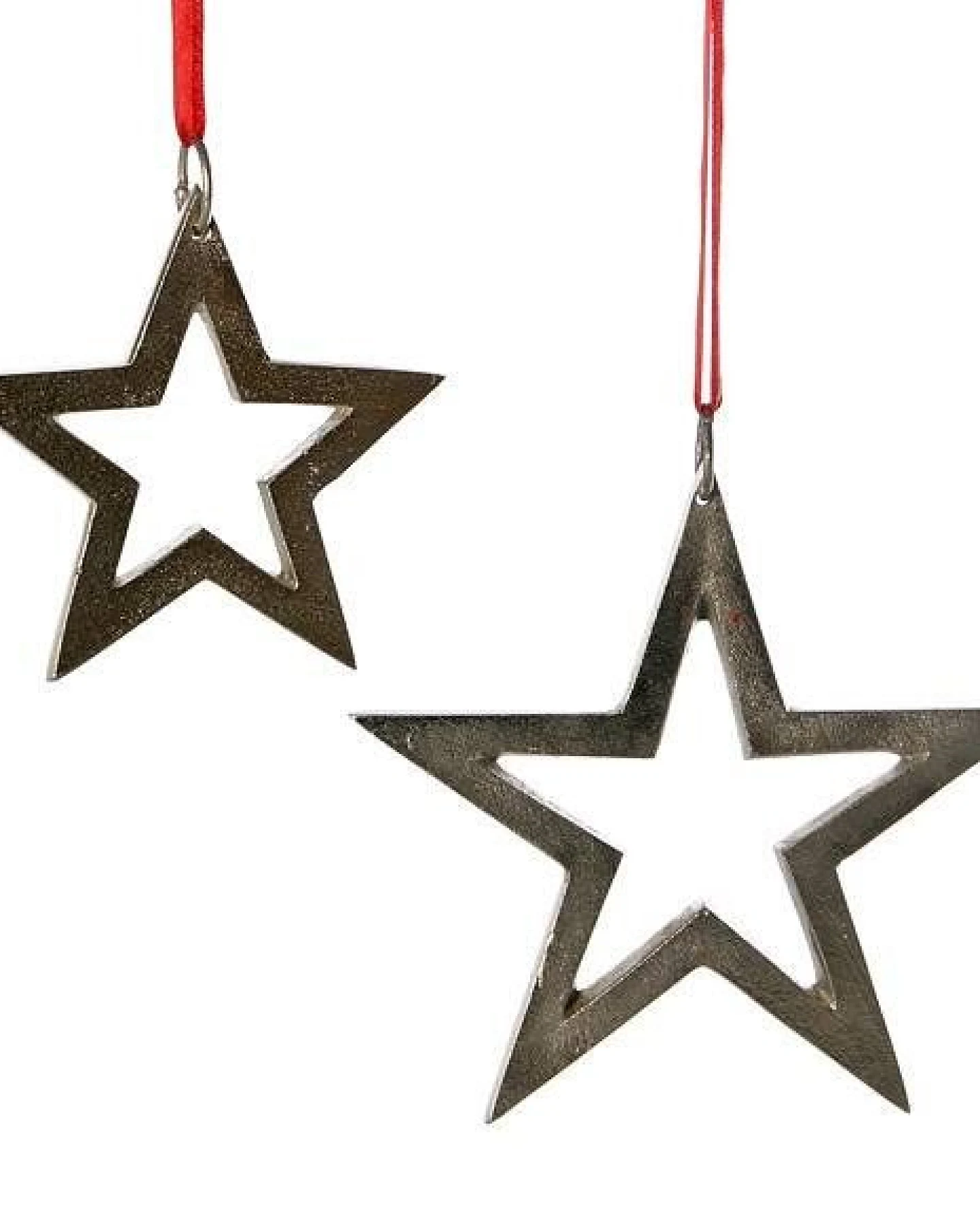Mitienda Shop Sternhänger silber, Weihnachdeko zum Aufhängen – Ansicht 2