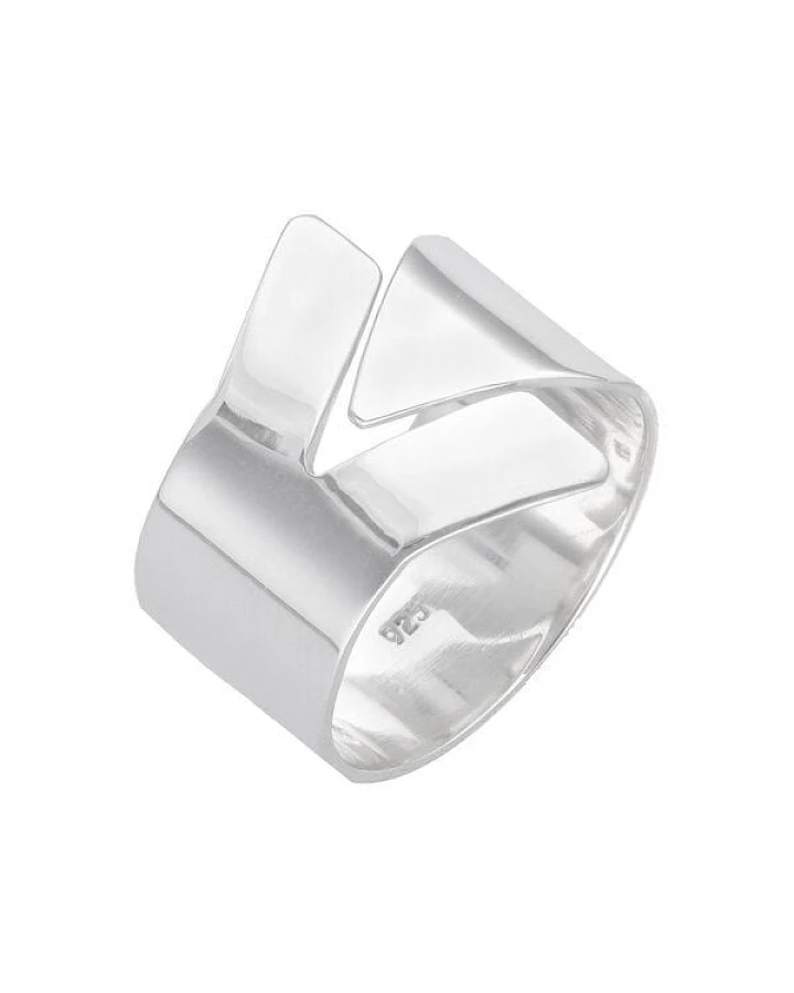 pakilia Silber Ring außergewöhnliche Form Fair-Trade und handmade