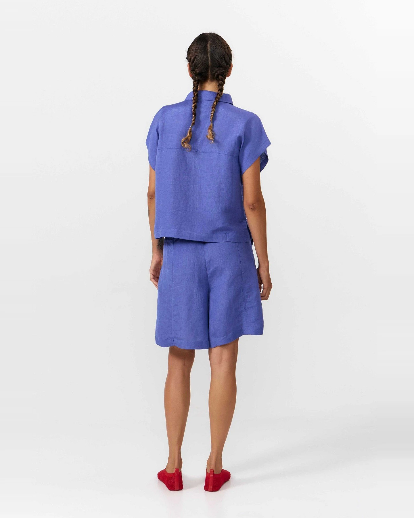 Bluse Amur Blau – Ansicht 3