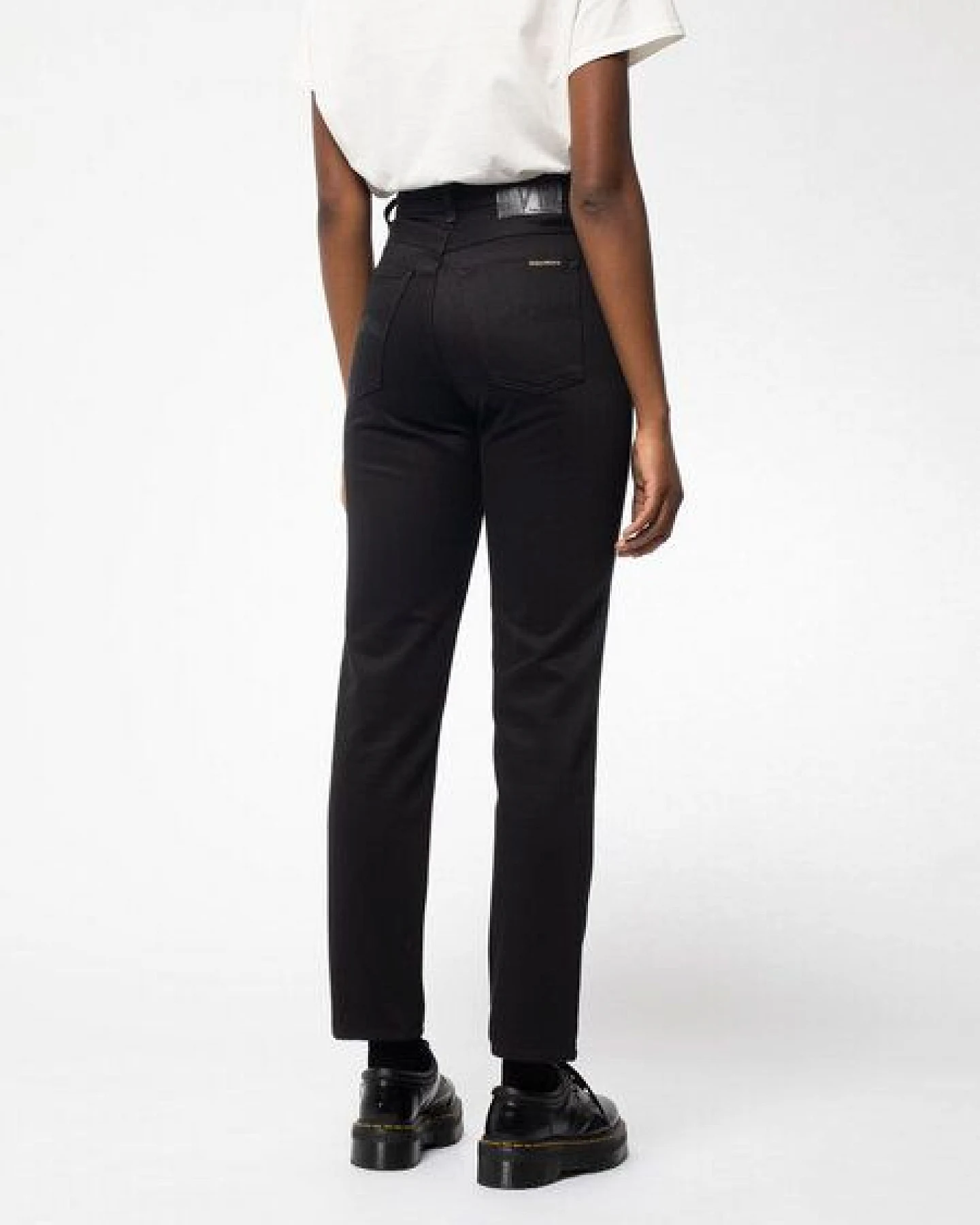 Nudie Jeans Highwaist Jeans - Breezy Britt - aus Bio-Baumwolle – Ansicht 3