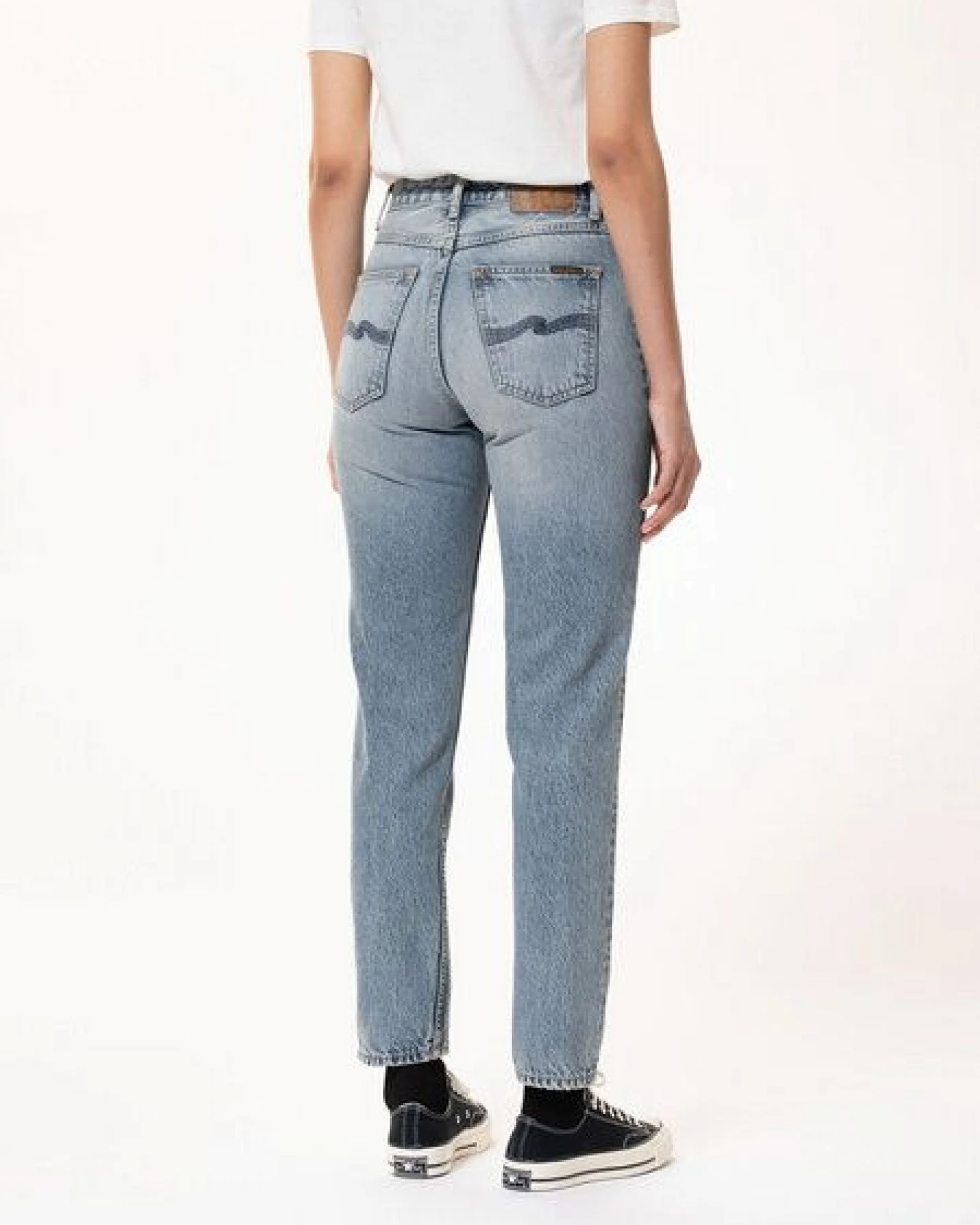 Nudie Jeans Highwaist Jeans - Breezy Britt - aus Bio-Baumwolle – Ansicht 4