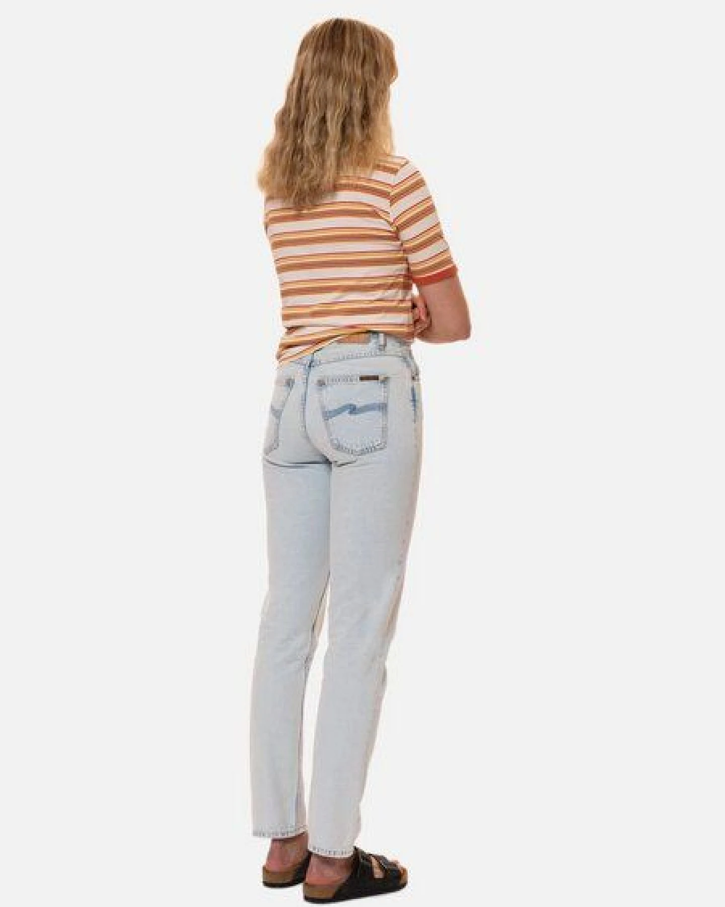 Nudie Jeans Highwaist Jeans - Breezy Britt - aus Bio-Baumwolle – Ansicht 2