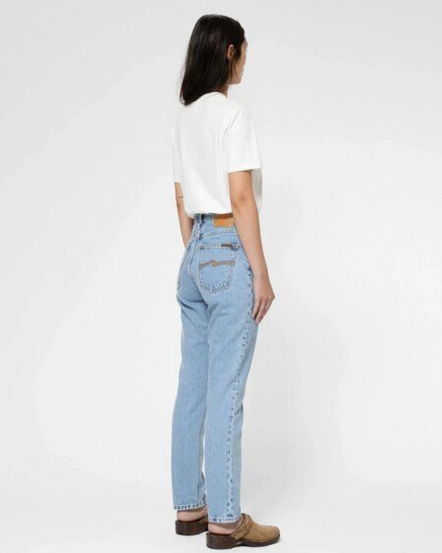 Nudie Jeans Highwaist Jeans - Breezy Britt - aus Bio-Baumwolle – Ansicht 3