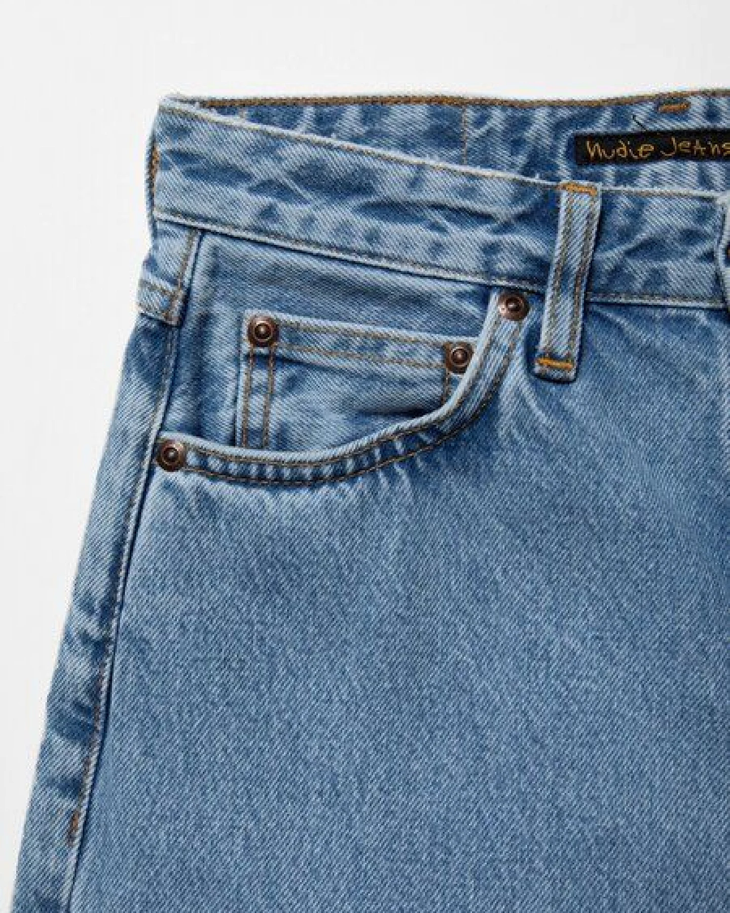 Nudie Jeans Highwaist Jeans - Breezy Britt - aus Bio-Baumwolle – Ansicht 4