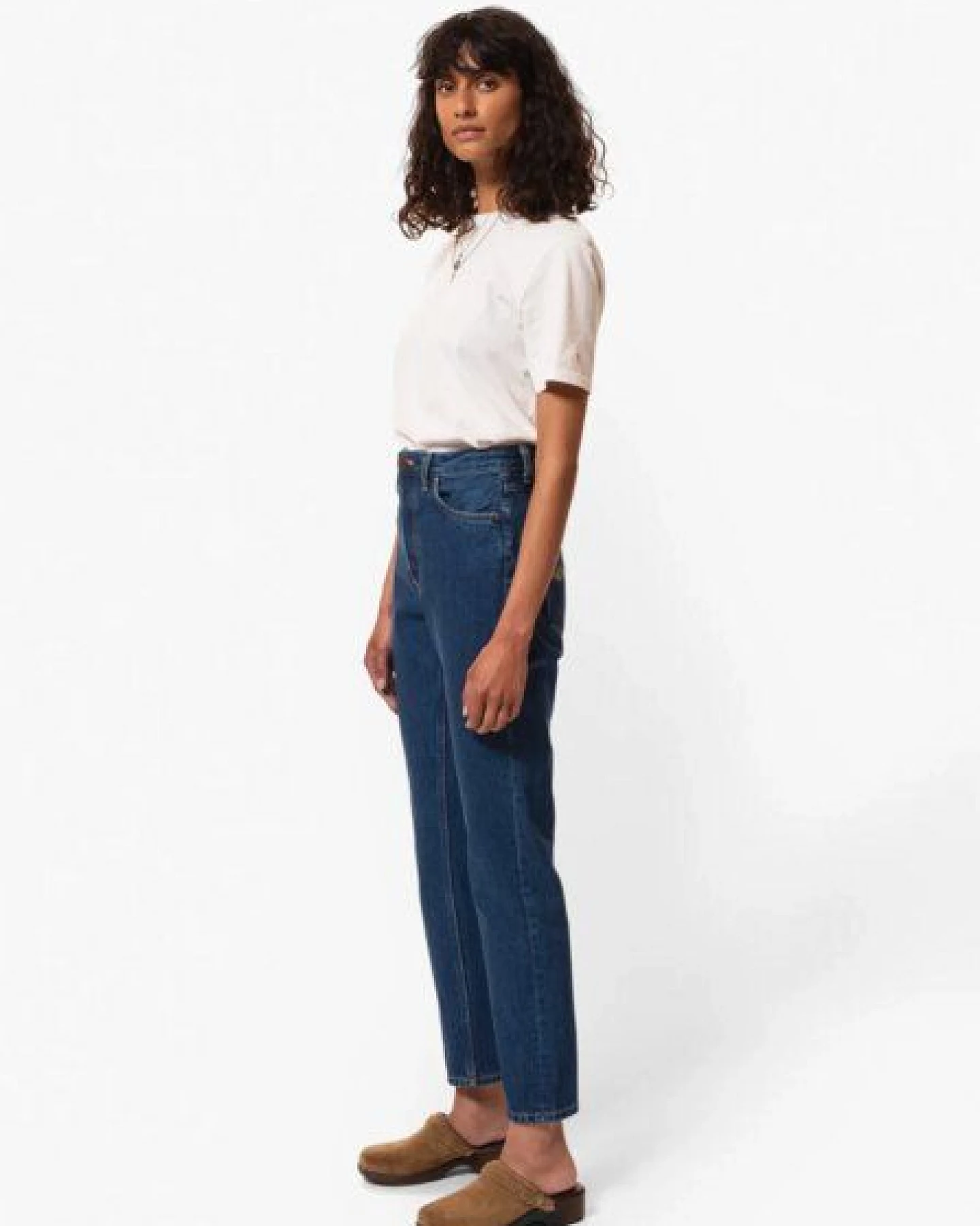 Nudie Jeans Highwaist Jeans - Breezy Britt - aus Bio-Baumwolle – Ansicht 2