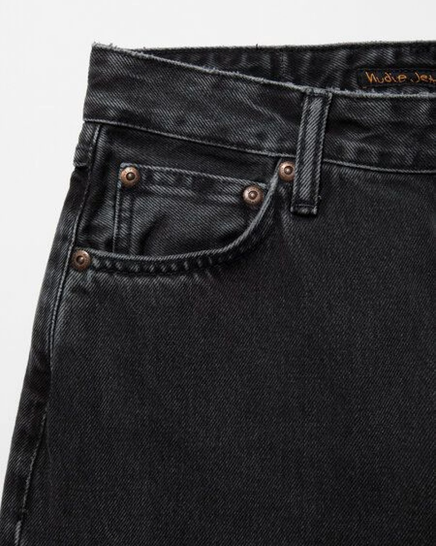 Nudie Jeans Highwaist Jeans - Breezy Britt - aus Bio-Baumwolle – Ansicht 2