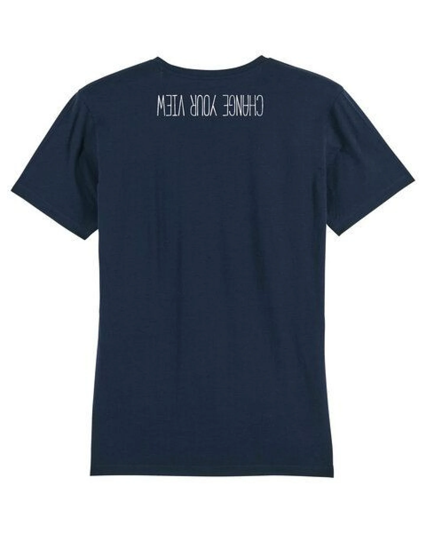 Human Family Bio Herren V-Neck T-Shirt "Change your view" – Ansicht 3