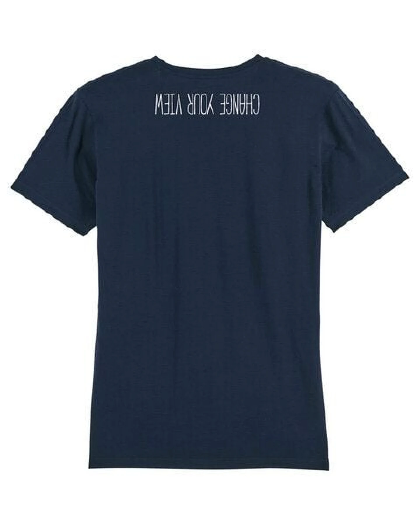 Human Family Bio Herren V-Neck T-Shirt "Change your view" – Ansicht 3