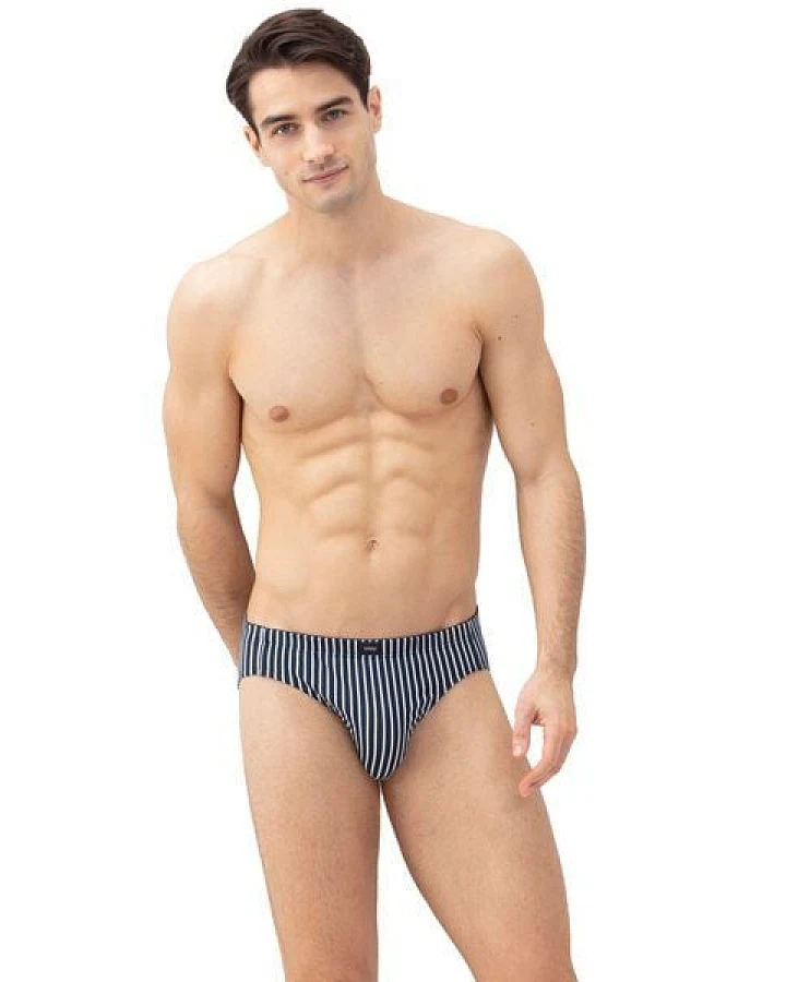 Mey Herren Jazz-Pant Slip aus GOTS Biobaumwolle "Newham" gestreift