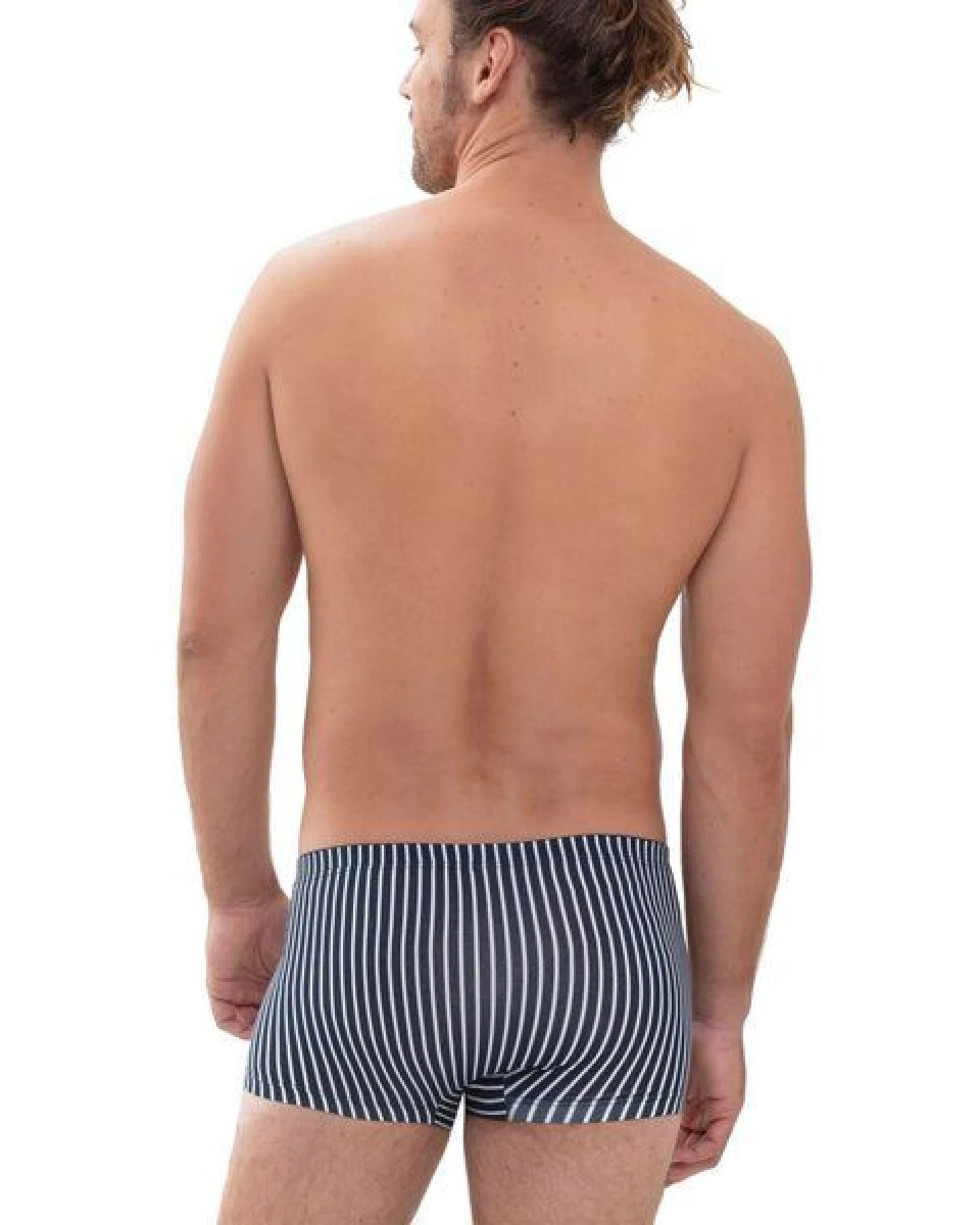 Mey Herren Shorty Pants aus GOTS Bio-Baumwolle "Newham" gestreift – Ansicht 2