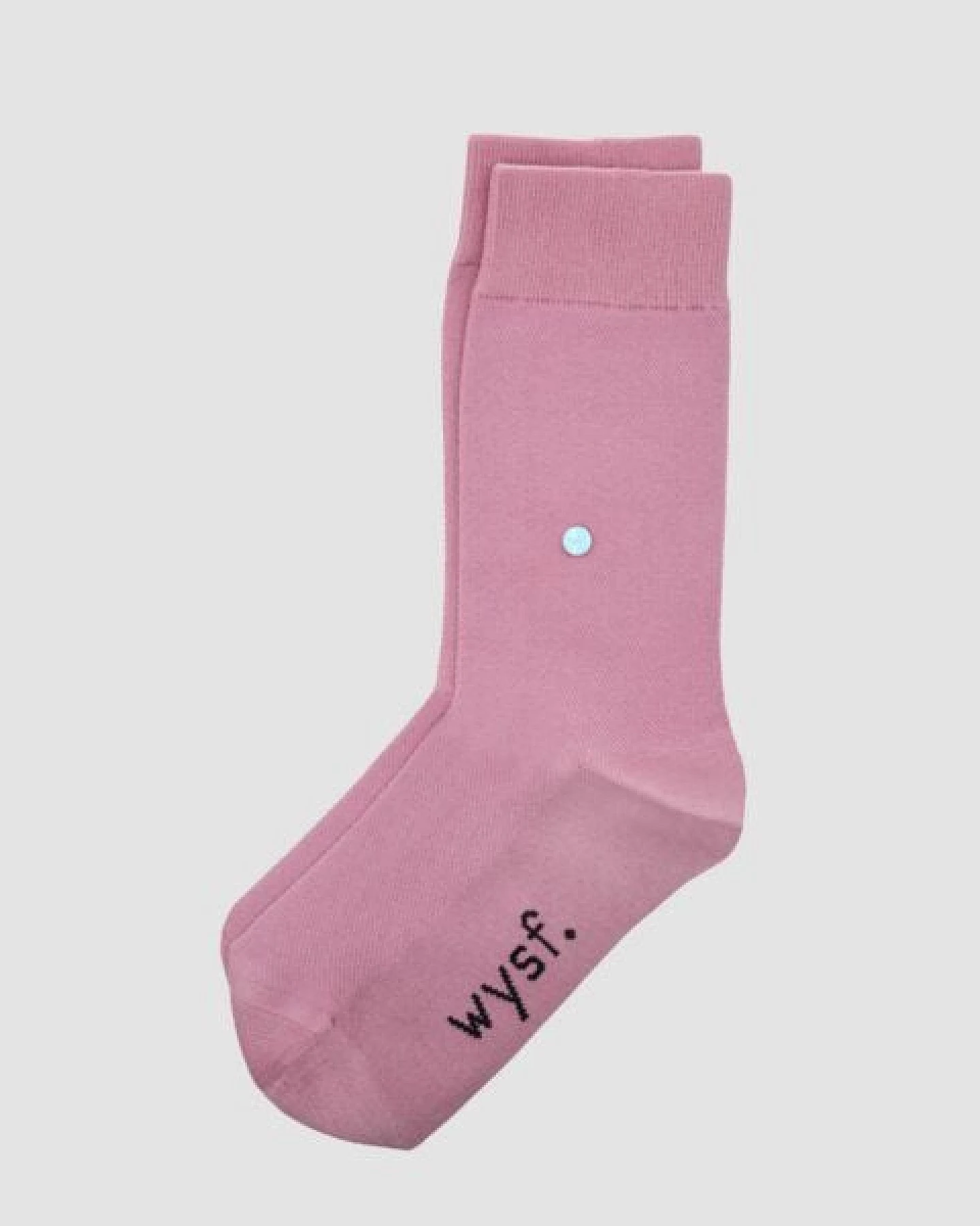 wysf. | what you stand for. Moderne Premium Socken, Piqué Strick mit Knopf, Bio-Baumwoll-Mix – Ansicht 4