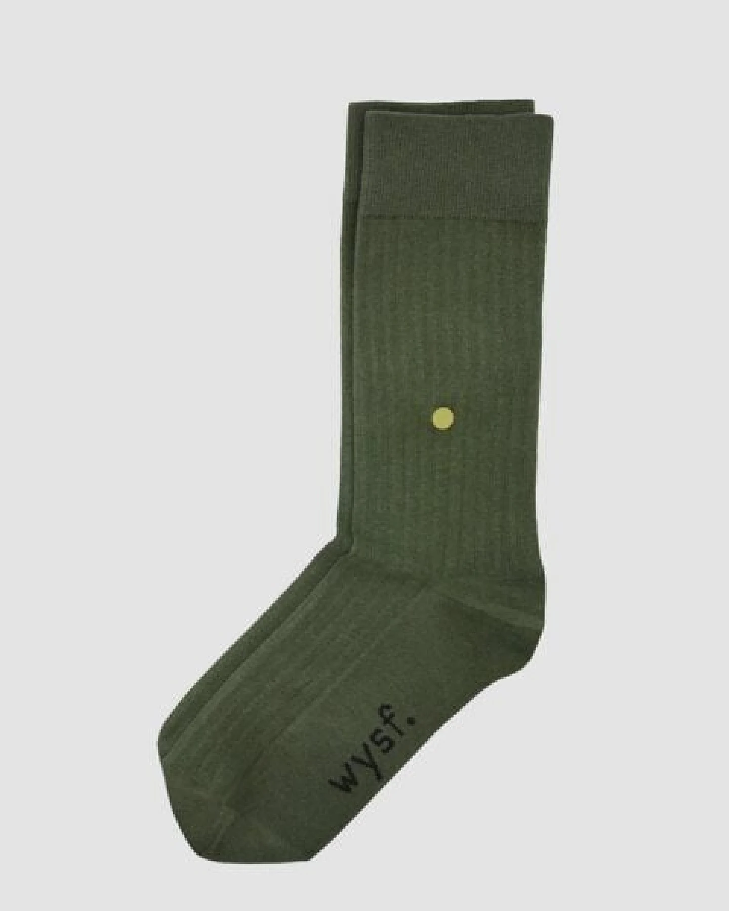 wysf. | what you stand for. Moderne Premium Socken, Rippenstrick mit Knopf, Bio-Baumwoll-Mix – Ansicht 4