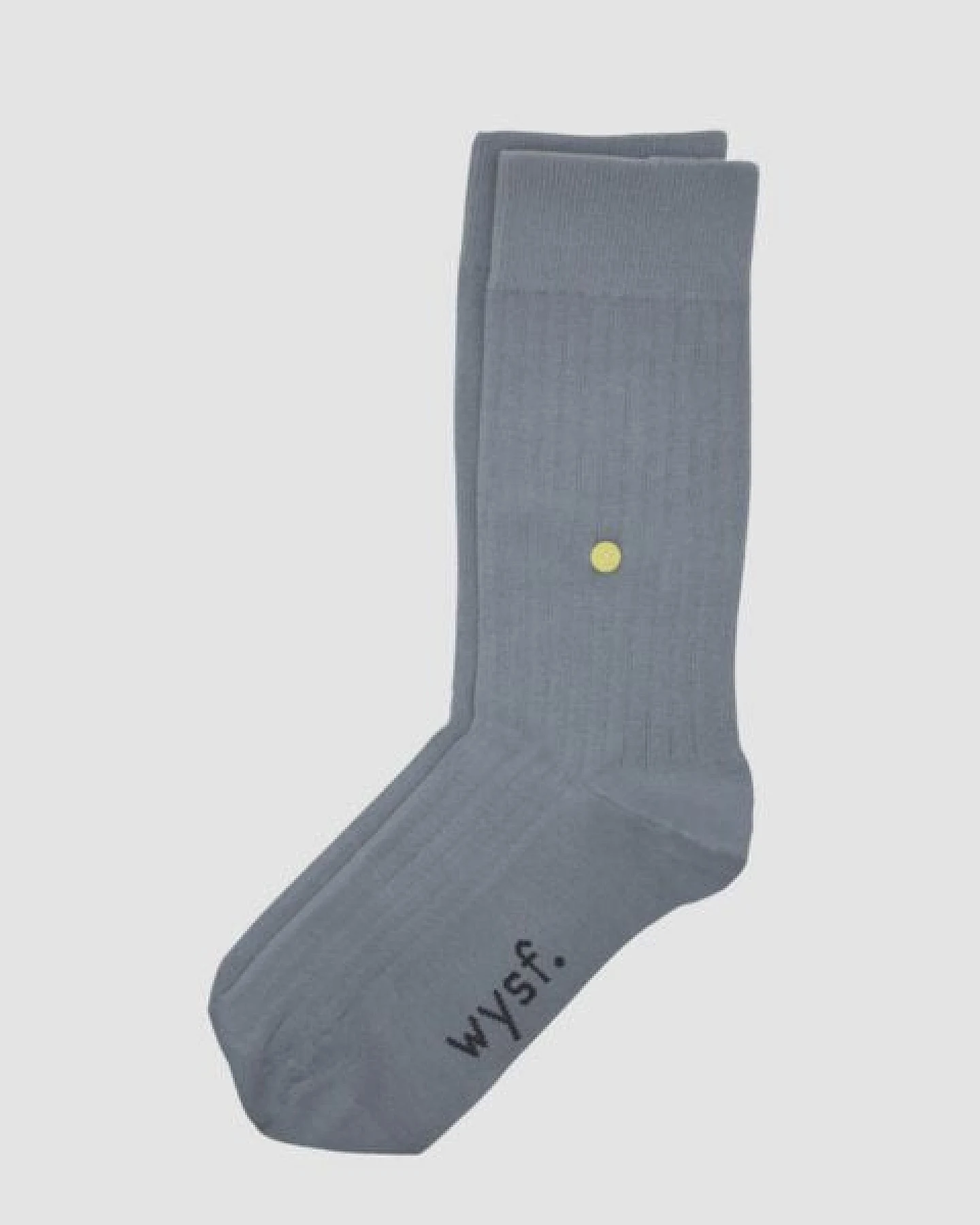 wysf. | what you stand for. Moderne Premium Socken, Rippenstrick mit Knopf, Bio-Baumwoll-Mix – Ansicht 4