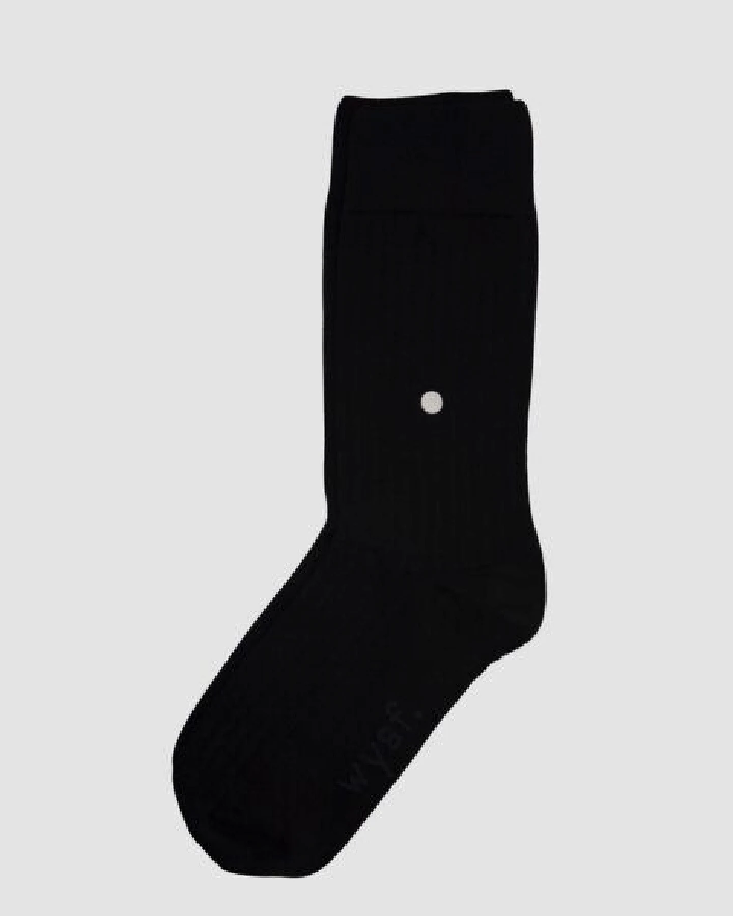 wysf. | what you stand for. Moderne Premium Socken, Rippenstrick mit Knopf, Bio-Baumwoll-Mix – Ansicht 4