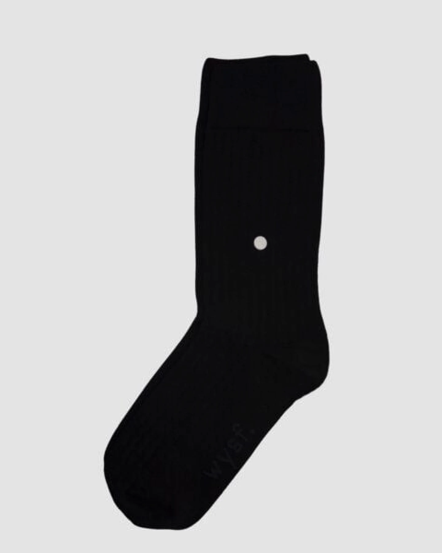 wysf. | what you stand for. Moderne Premium Socken, Rippenstrick mit Knopf, Bio-Baumwoll-Mix – Ansicht 4