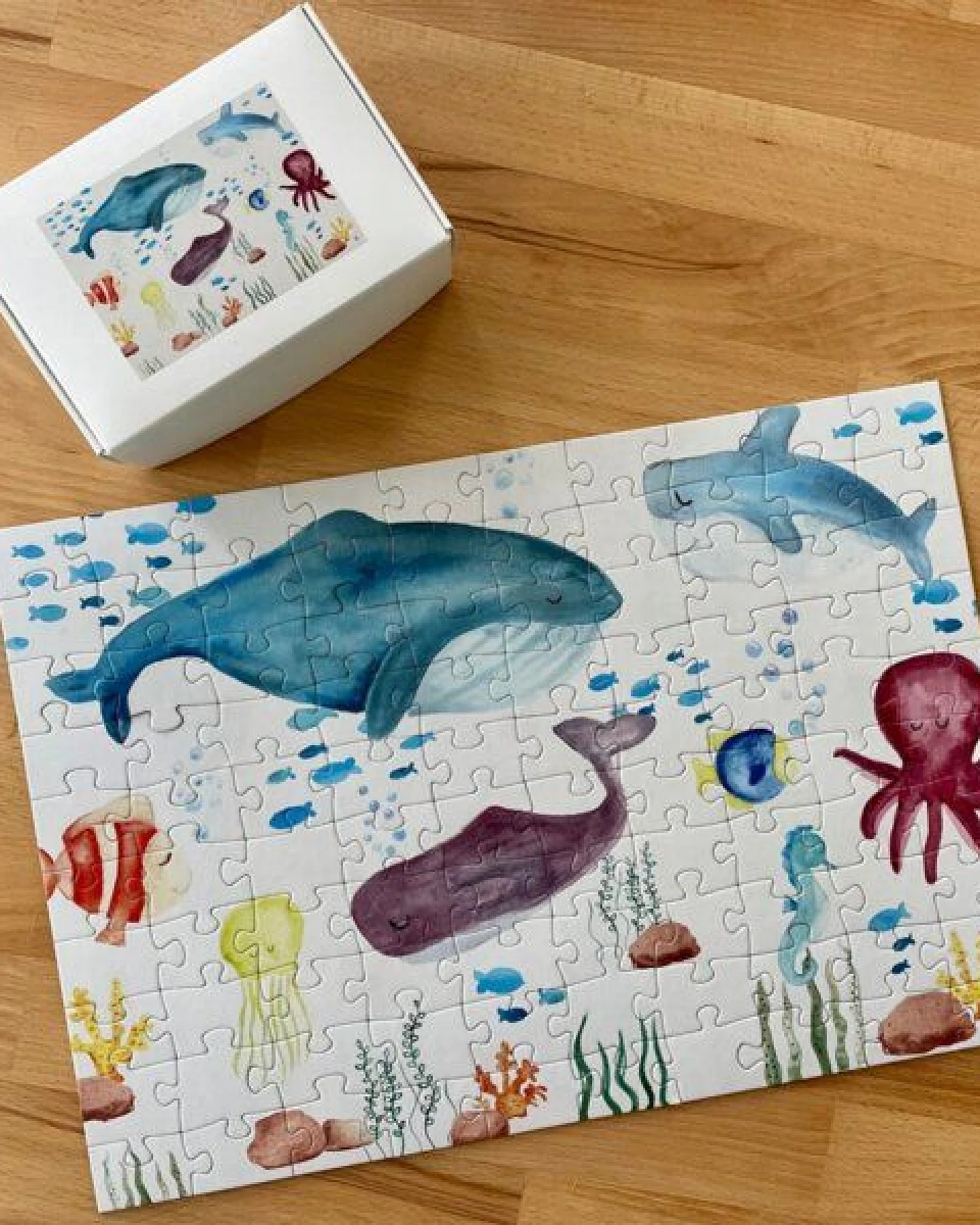Fines Papeterie Kinderpuzzle mit Meeresbild - 100 Teile – Ansicht 2