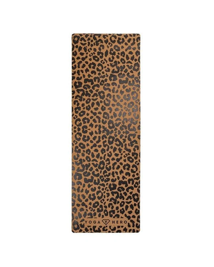 Yoga Hero Yogamatte Kork 183 x 66 cm mit Tragegurt