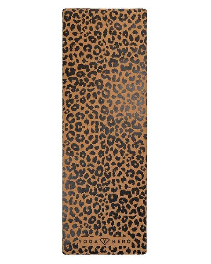 Yoga Hero Yogamatte Kork 183 x 66 cm mit Tragegurt