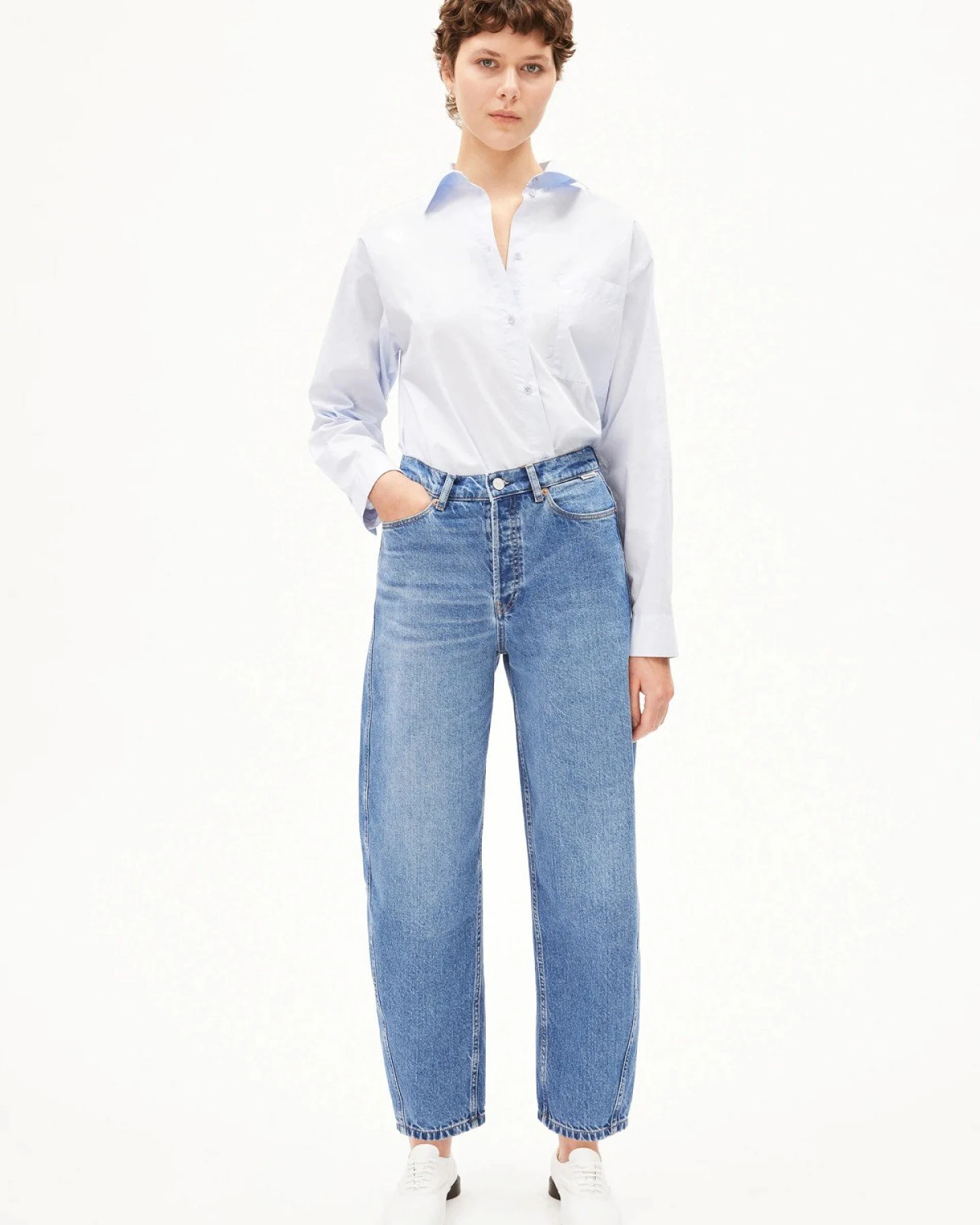 Jeans Barrel Leg Baarly Jean Crunchy – Ansicht 4