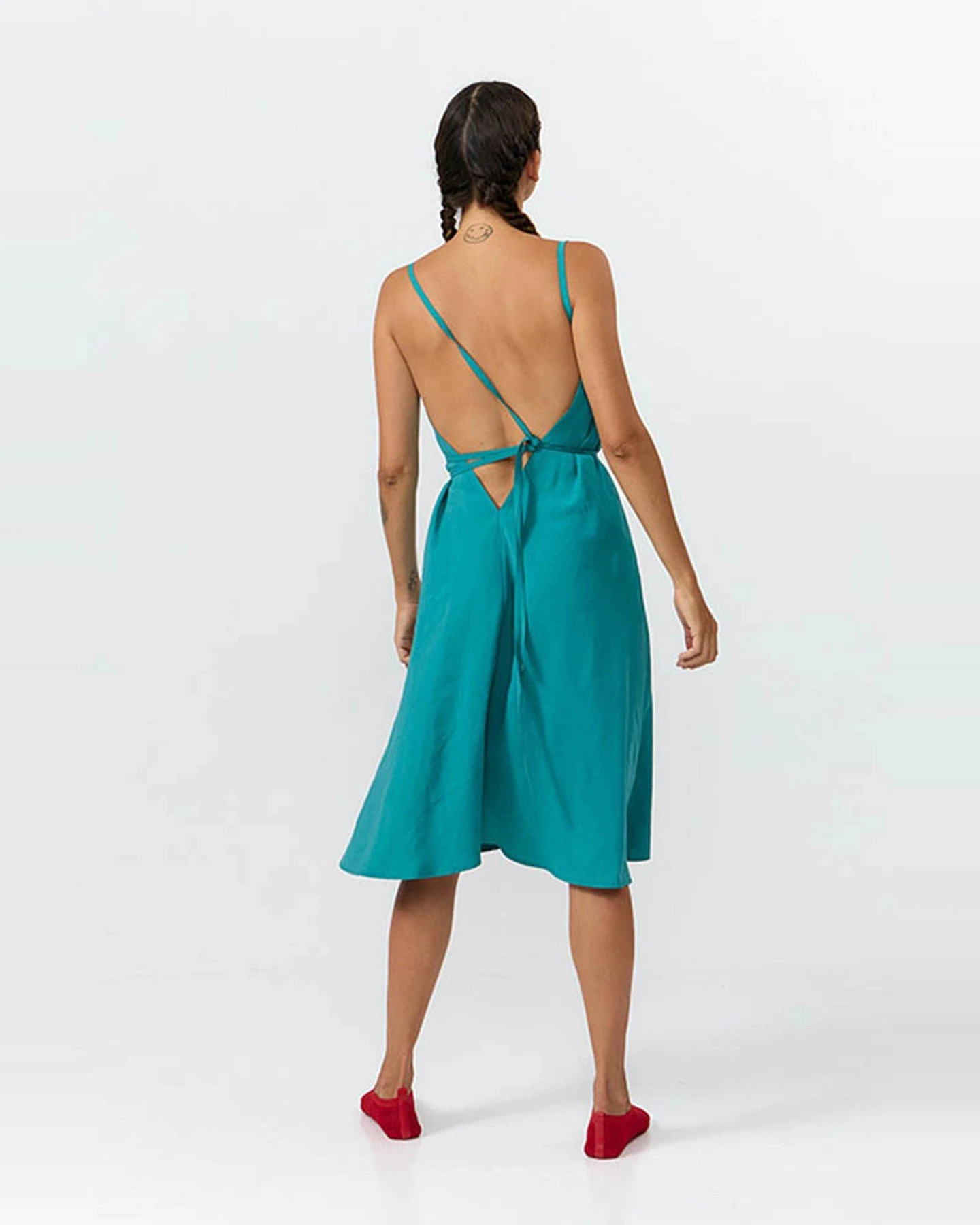 Kleid Multiposition Short Modal Grün – Ansicht 5