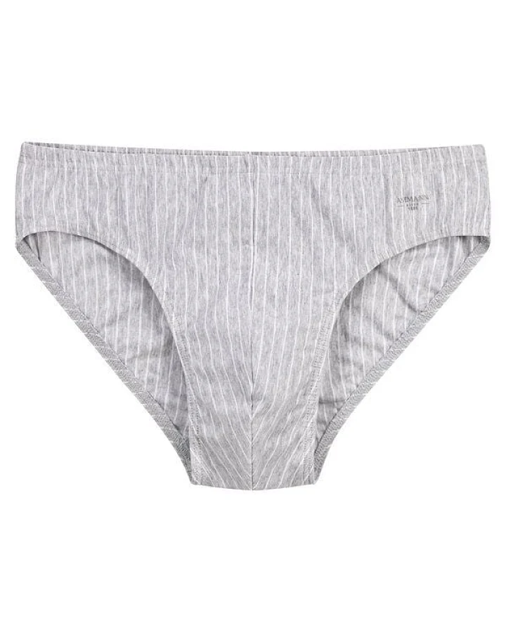 Ammann Herren Slip gestreift aus weicher Bio-Baumwolle "Urban Traveller"