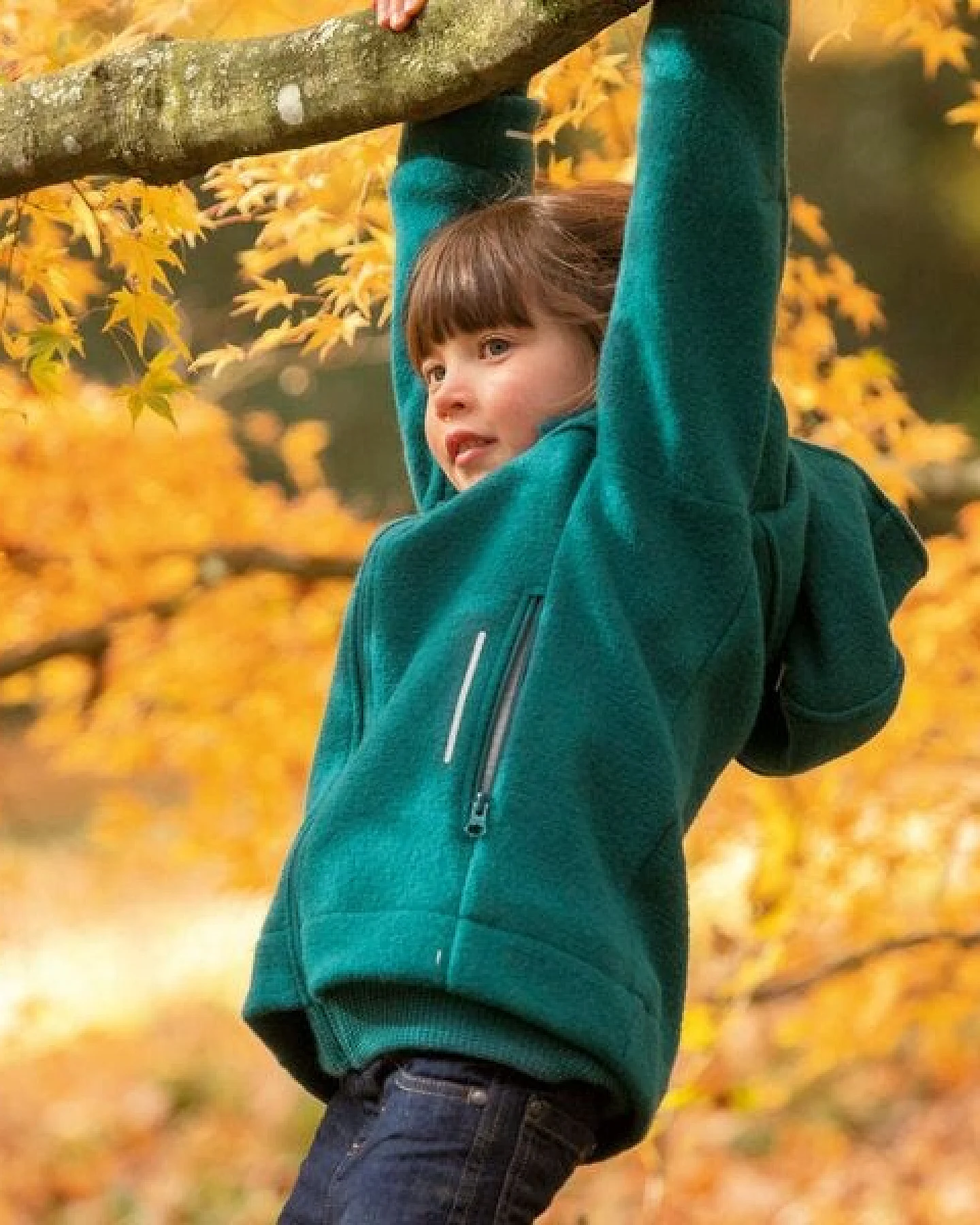 Disana Kinder Bio Outdoor-Jacke Walk Merinowollle – Ansicht 2