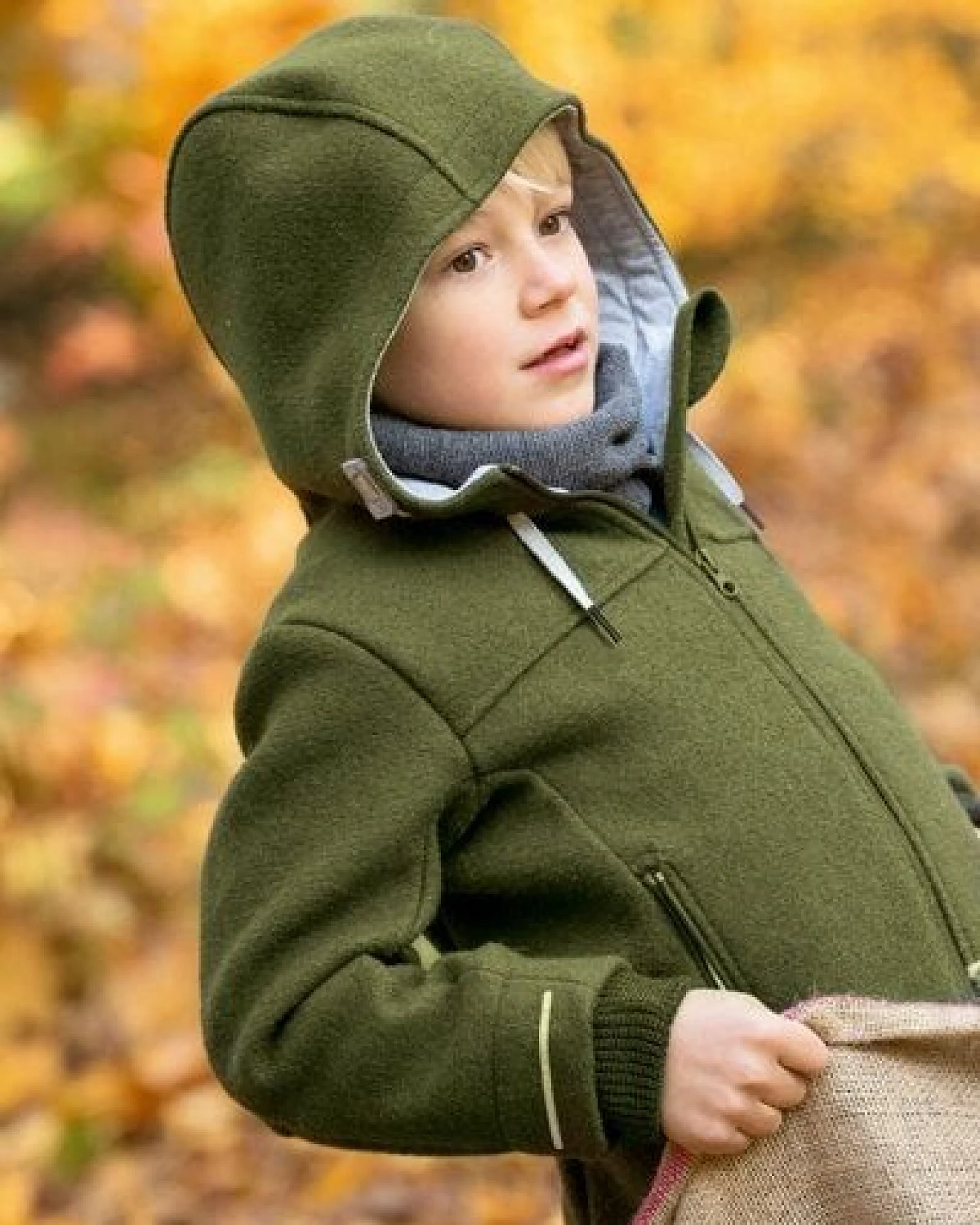 Disana Kinder Bio Outdoor-Jacke Walk Merinowollle – Ansicht 3