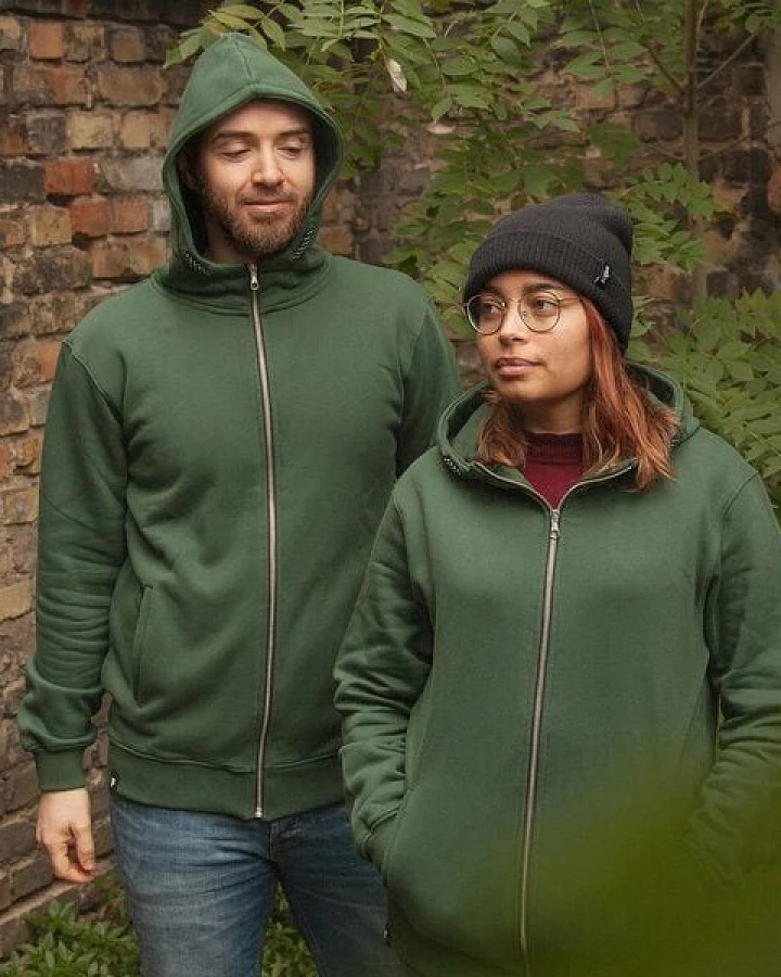 päfjes Basic Zipper Jacke - Fair gehandelt - Unisex Bio Sweatjacke