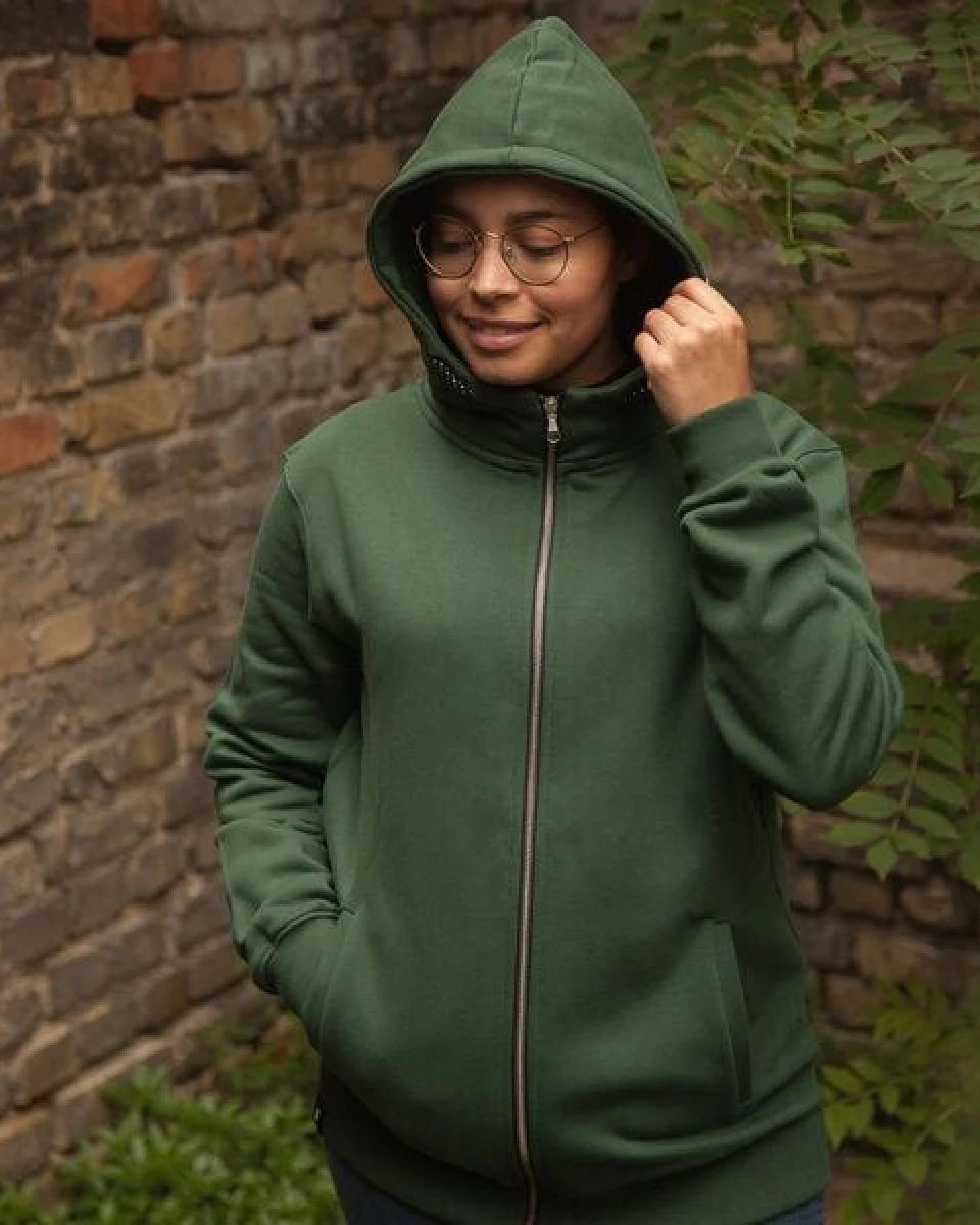 päfjes Basic Zipper Jacke - Fair gehandelt - Unisex Bio Sweatjacke – Ansicht 3