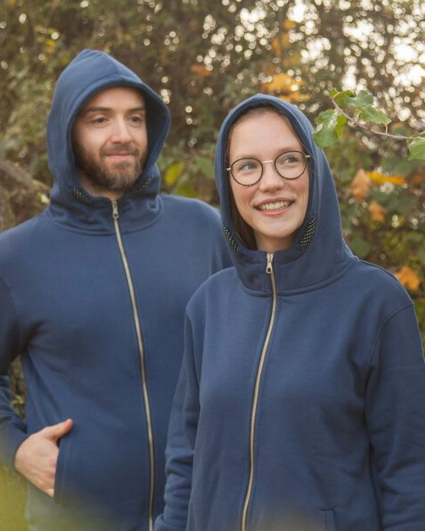 päfjes Basic Zipper Jacke - Fair gehandelt - Unisex Bio Sweatjacke – Ansicht 2