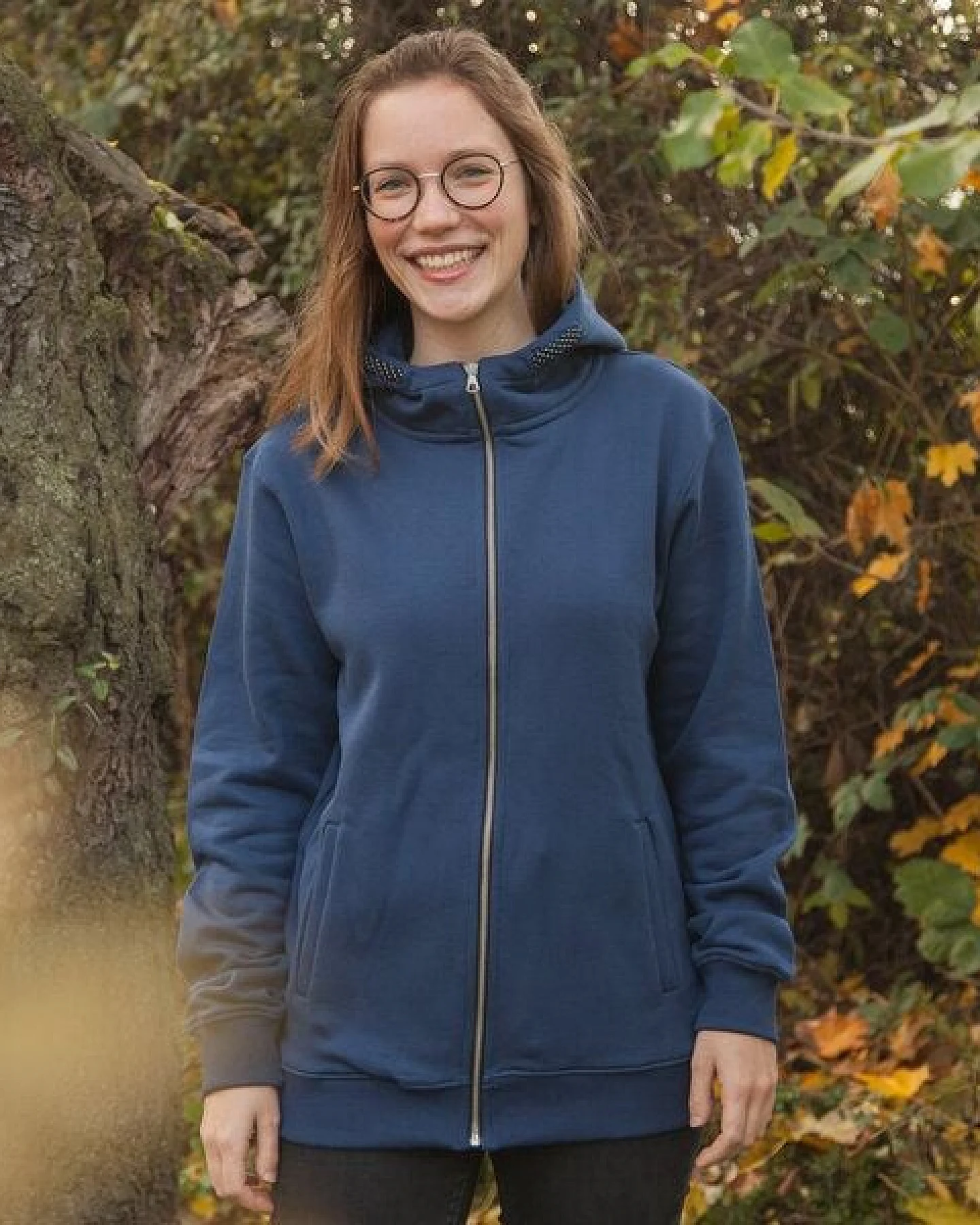 päfjes Basic Zipper Jacke - Fair gehandelt - Unisex Bio Sweatjacke – Ansicht 3