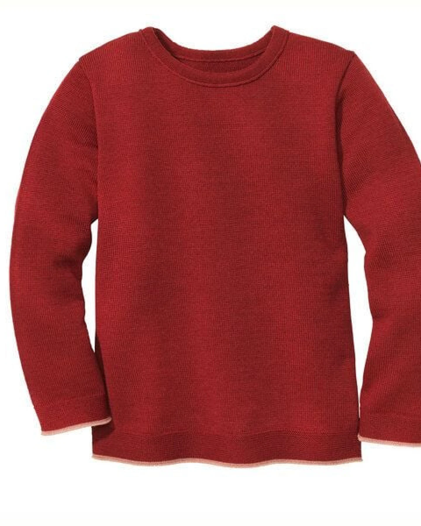 Disana Kinder Strick-Pullover Uni Schurwolle kbT-Merino – Ansicht 2