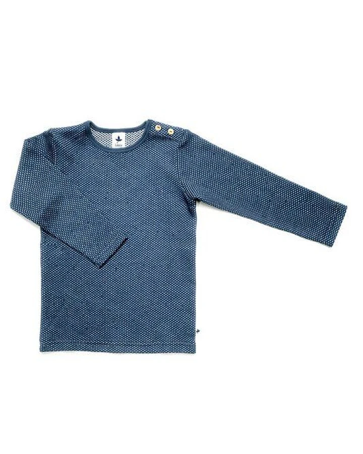 Baby Kinder Langarmshirt Bio-Baumwolle T-shirt Wabenstruktur "Leela Cotton"2018